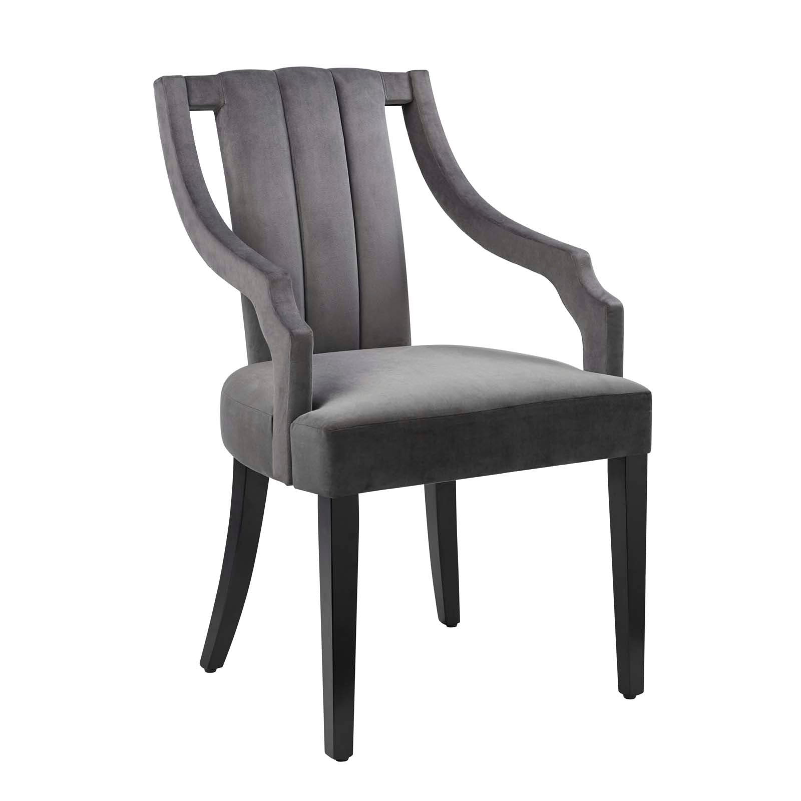 Virtue Performance Velvet Dining Chairs Set of 2 by Modway