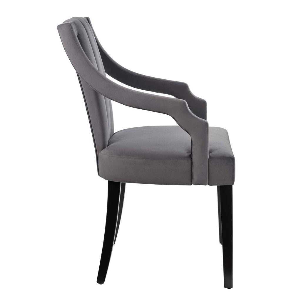 Virtue Performance Velvet Dining Chairs Set of 2 by Modway