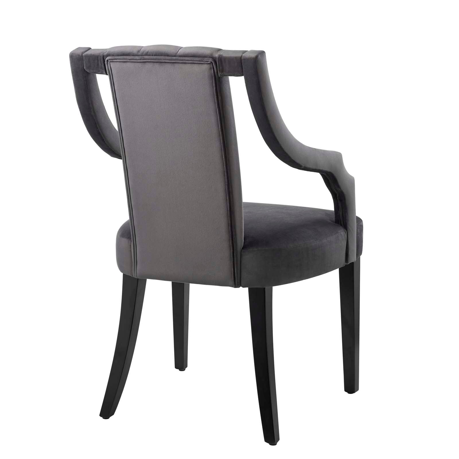 Virtue Performance Velvet Dining Chairs Set of 2 by Modway