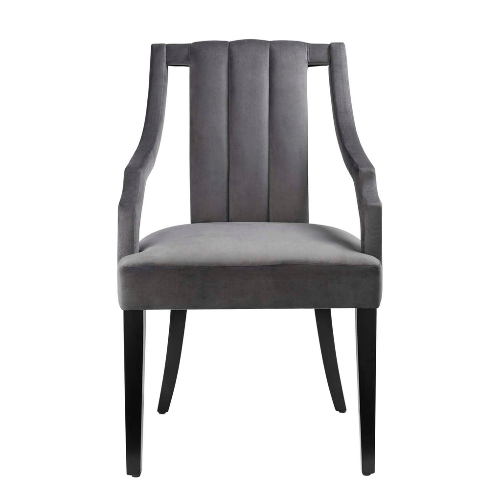 Virtue Performance Velvet Dining Chairs Set of 2 by Modway
