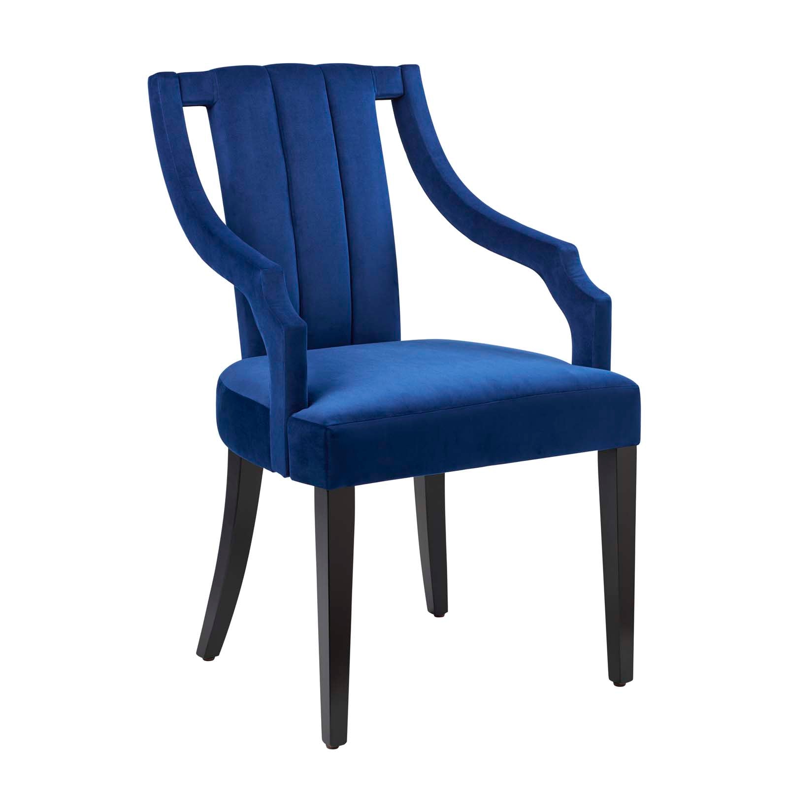 Virtue Performance Velvet Dining Chairs Set of 2 by Modway