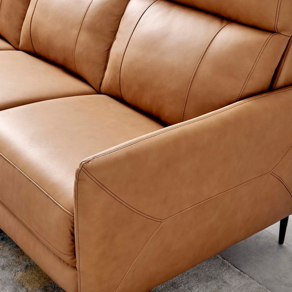 Huxley Leather Sofa by Modway