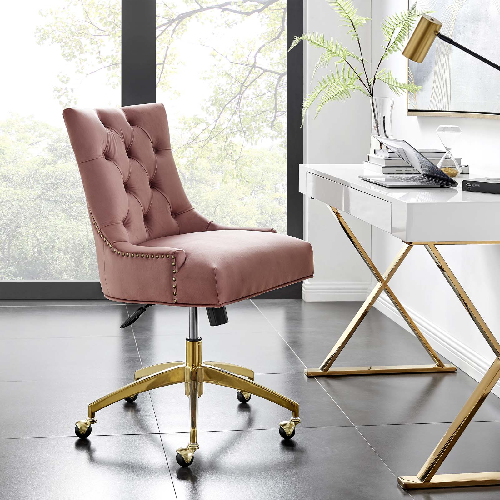 Regent Tufted Performance Velvet Office Chair by Modway