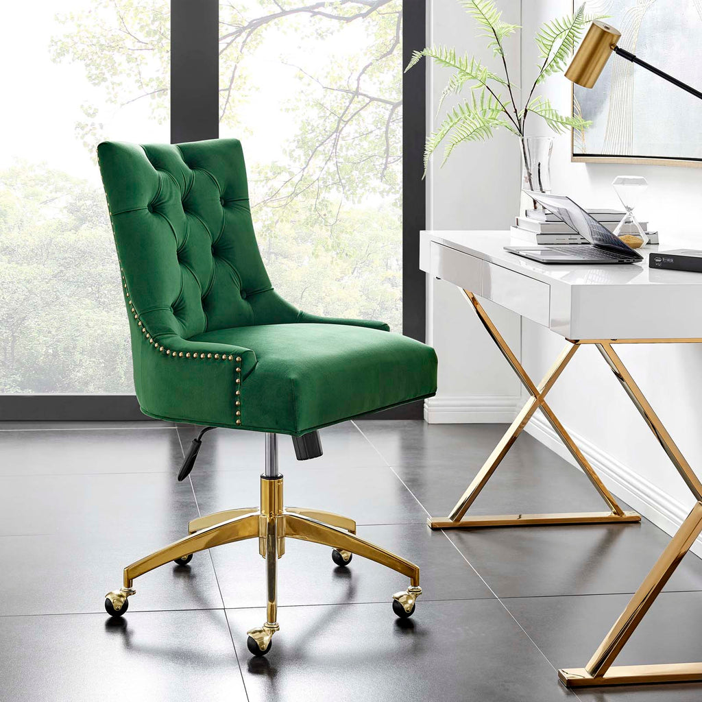 Regent Tufted Performance Velvet Office Chair by Modway