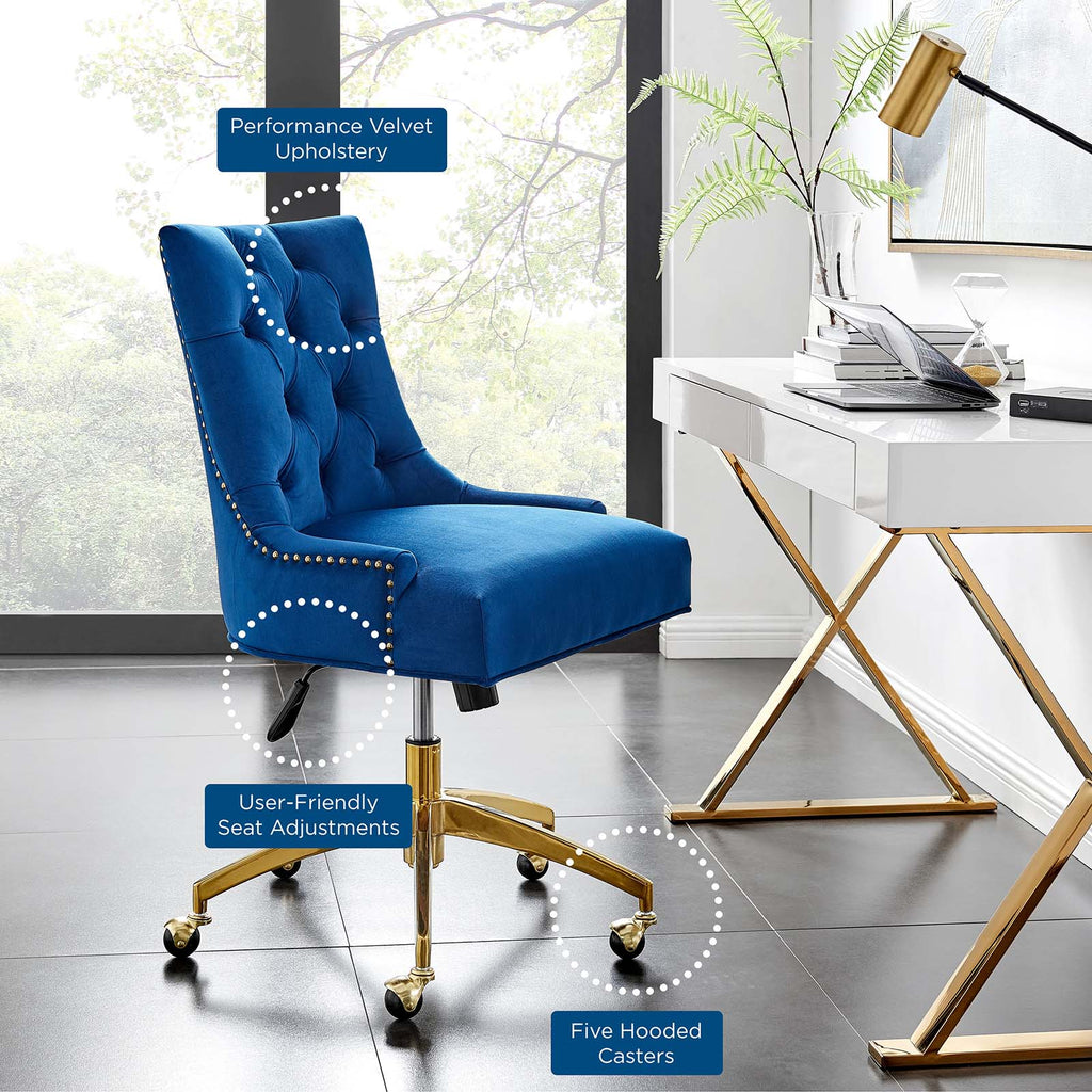 Regent Tufted Performance Velvet Office Chair by Modway