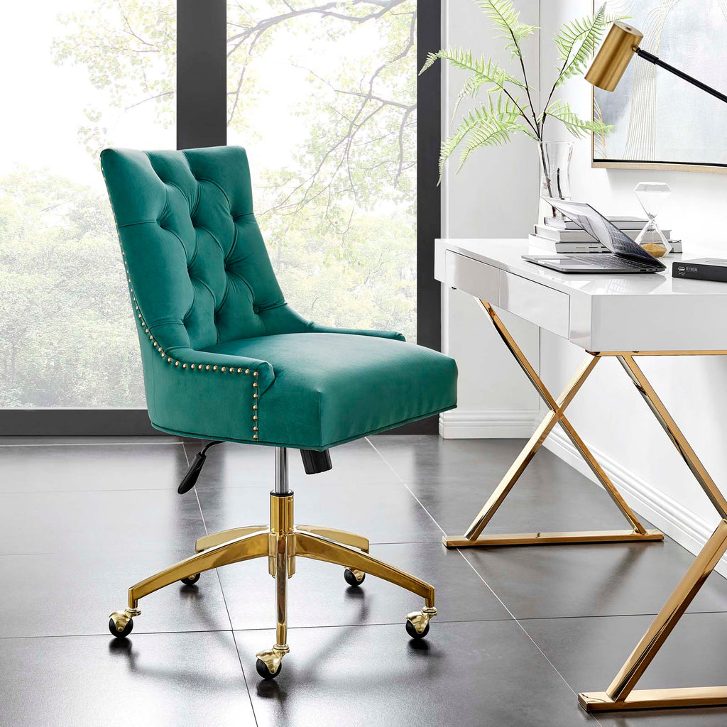 Regent Tufted Performance Velvet Office Chair by Modway