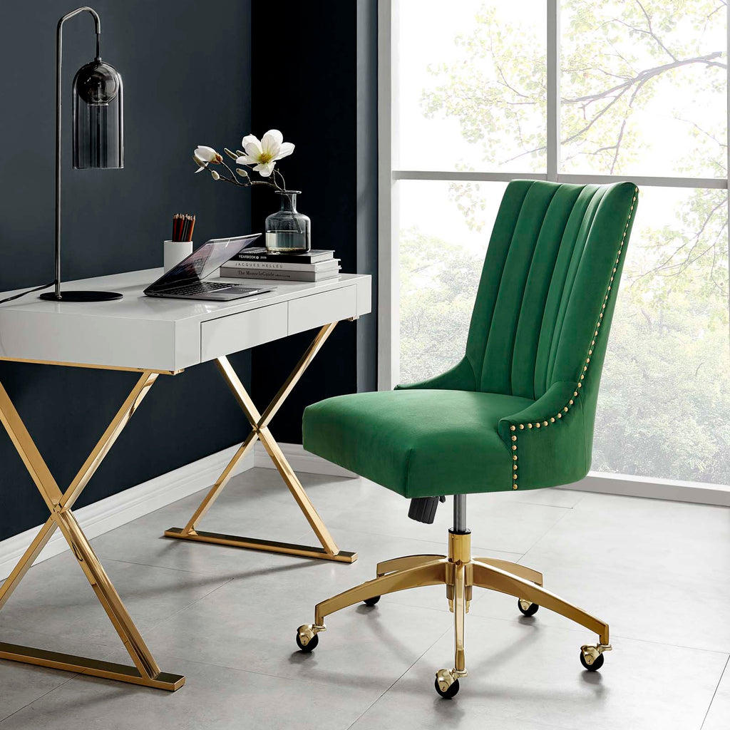 Empower Channel Tufted Performance Velvet Office Chair by Modway