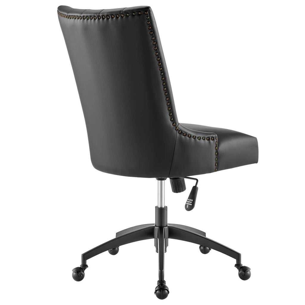 Empower Channel Tufted Vegan Leather Office Chair by Modway
