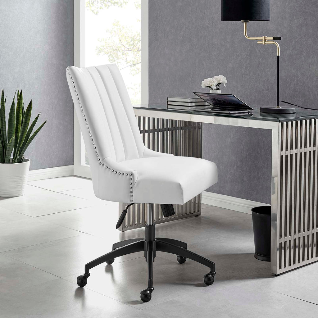 Empower Channel Tufted Vegan Leather Office Chair by Modway