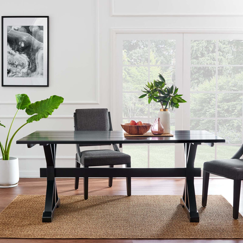 Windchime 71" Wood Dining Table by Modway