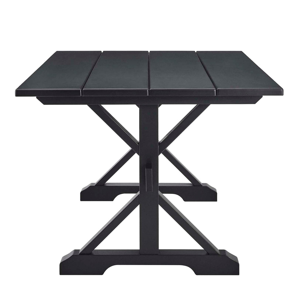Windchime 71" Wood Dining Table by Modway