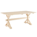 Windchime 71" Wood Dining Table by Modway