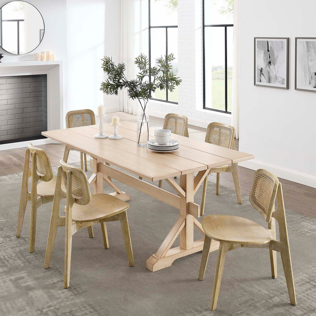 Windchime 71" Wood Dining Table by Modway