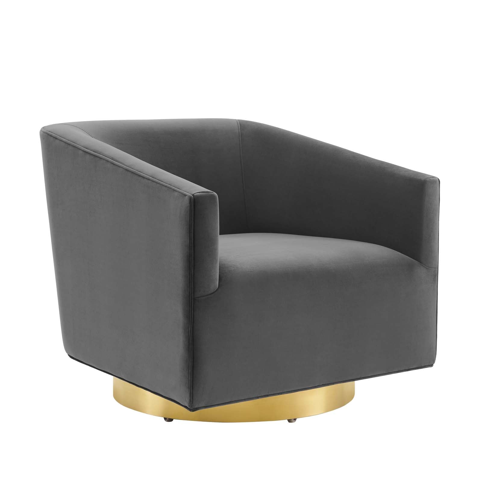 Twist Accent Lounge Performance Velvet Swivel Chair by Modway
