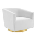 Twist Accent Lounge Performance Velvet Swivel Chair by Modway