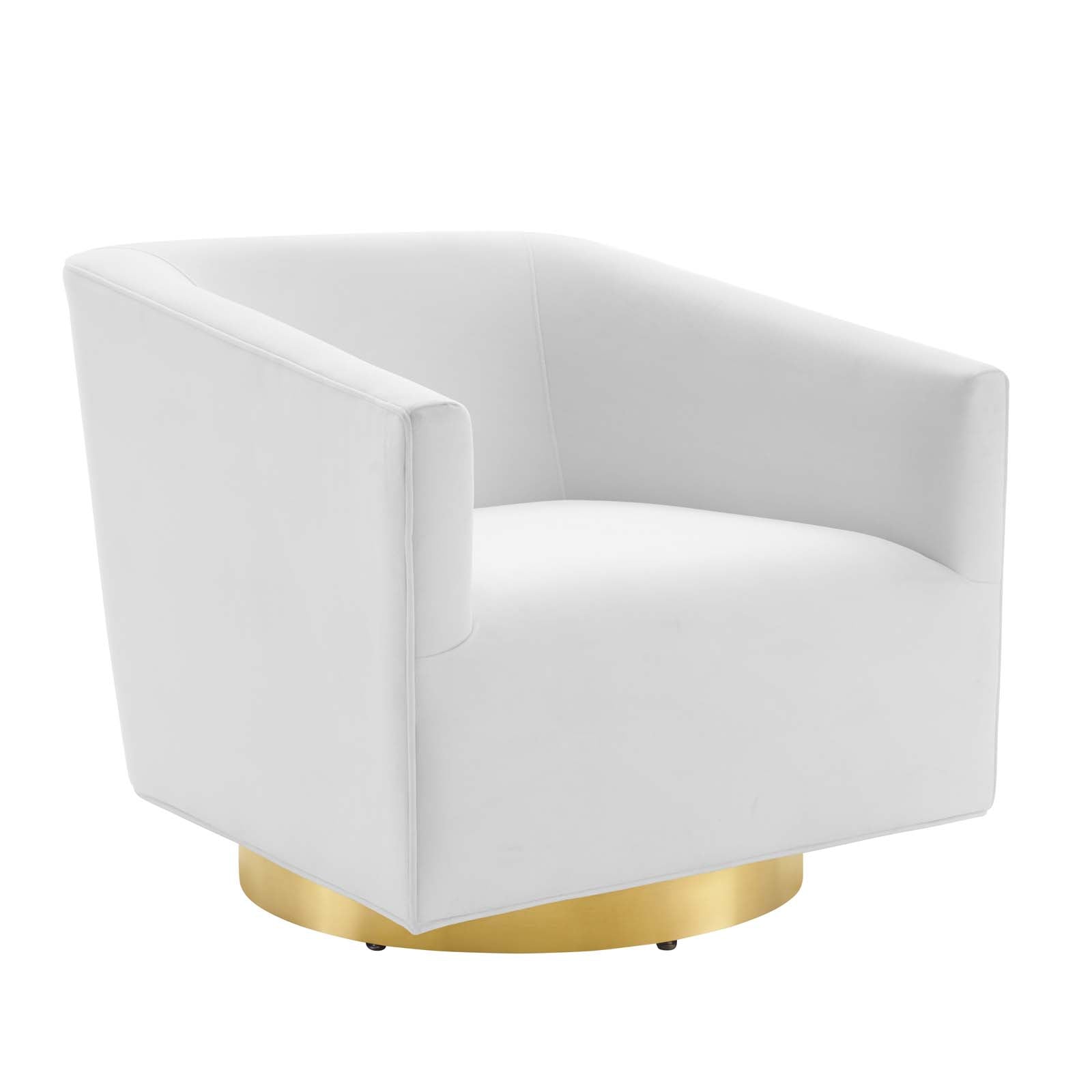 Twist Accent Lounge Performance Velvet Swivel Chair by Modway