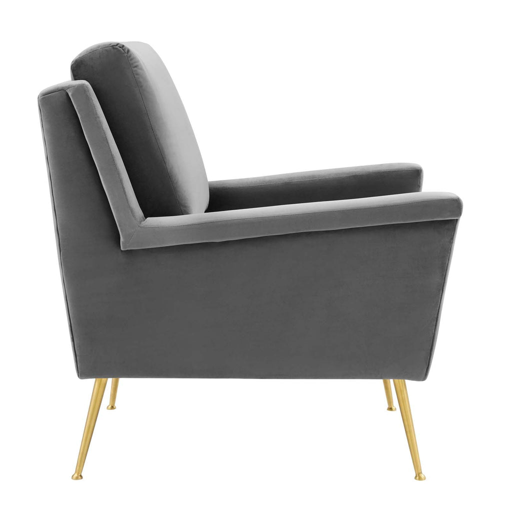 Chesapeake Performance Velvet Armchair by Modway
