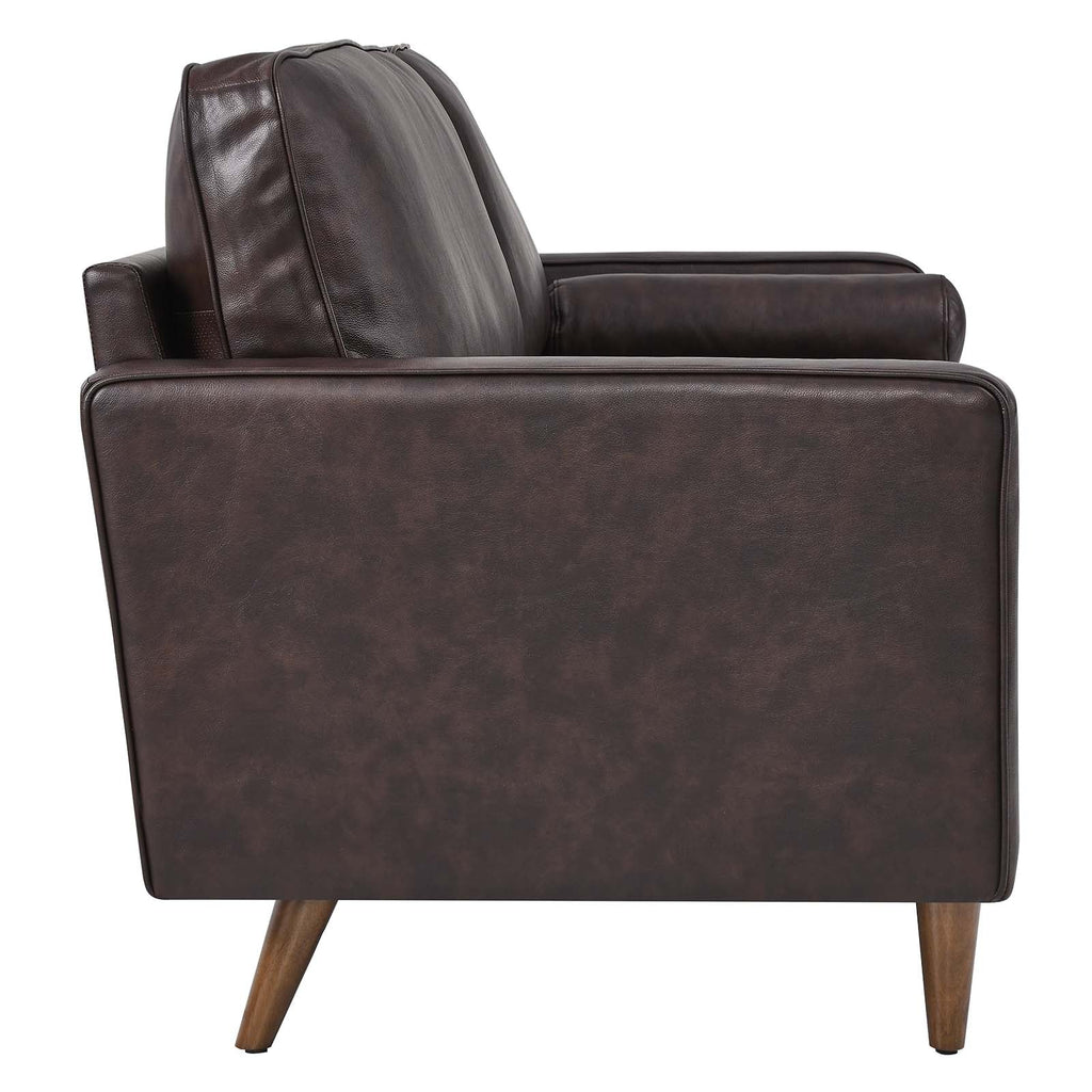 Valour Leather Sofa by Modway