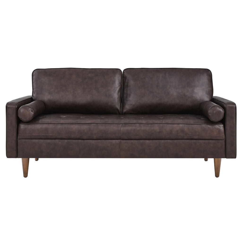 Valour Leather Sofa by Modway