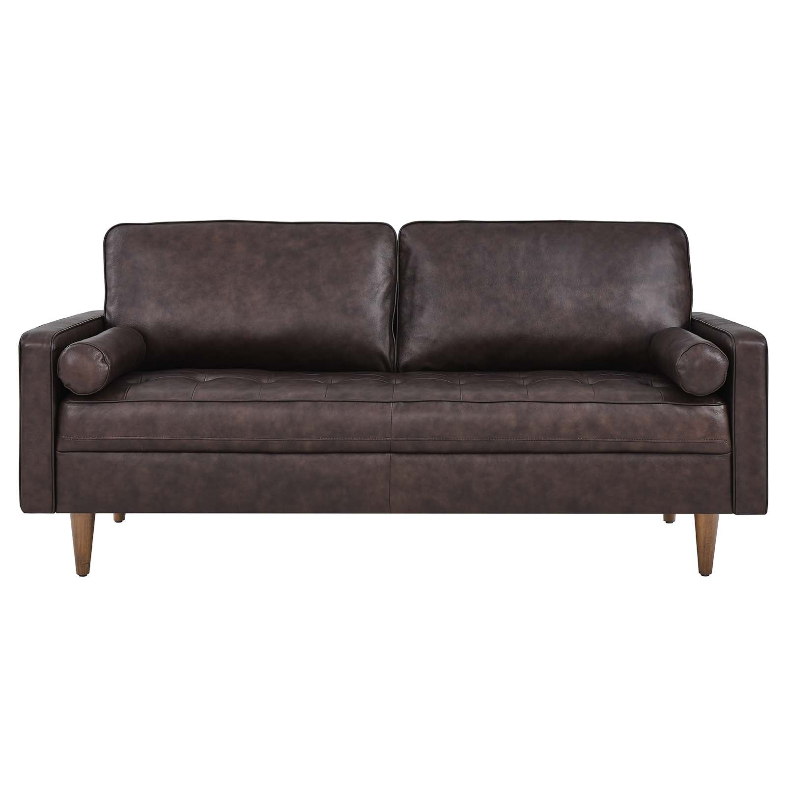 Valour Leather Sofa by Modway