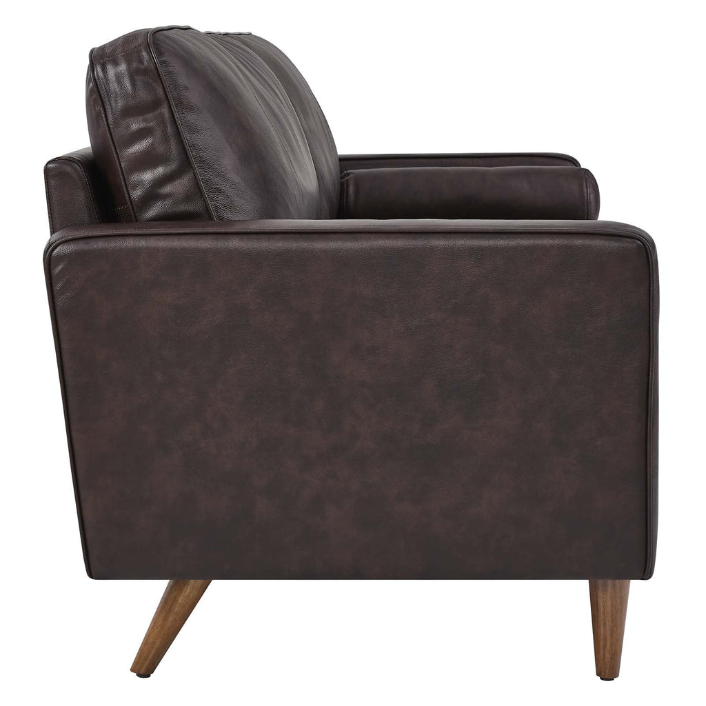 Valour 81" Leather Sofa by Modway