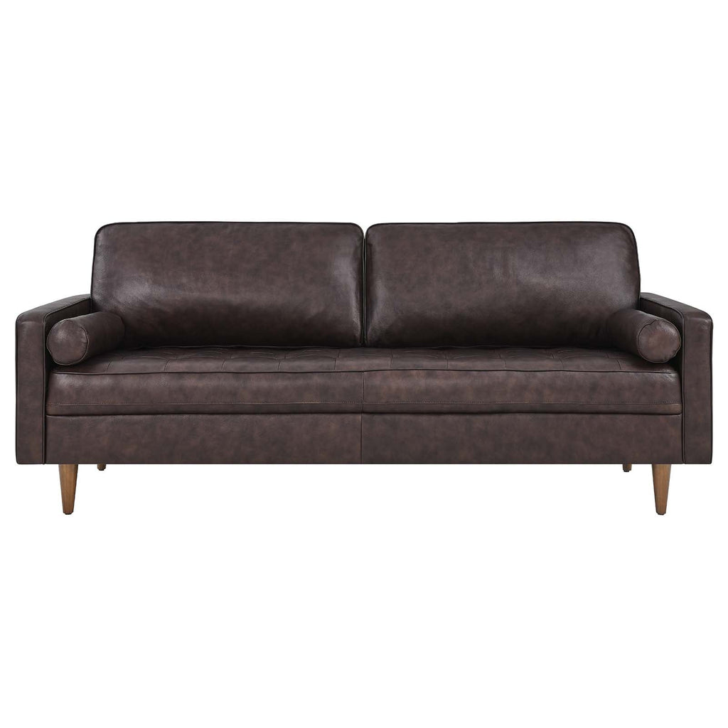 Valour 81" Leather Sofa by Modway