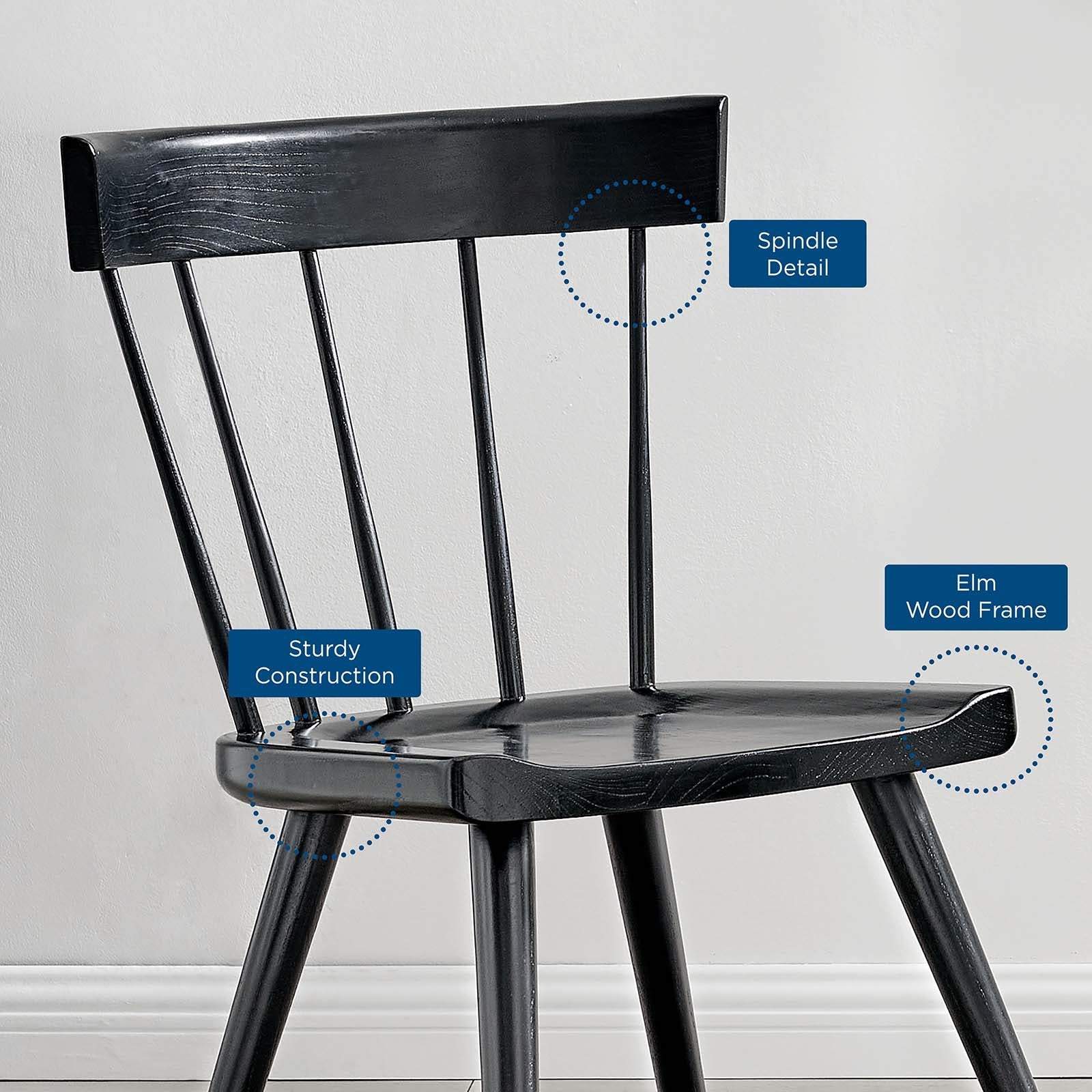 Sutter Wood Dining Side Chair by Modway