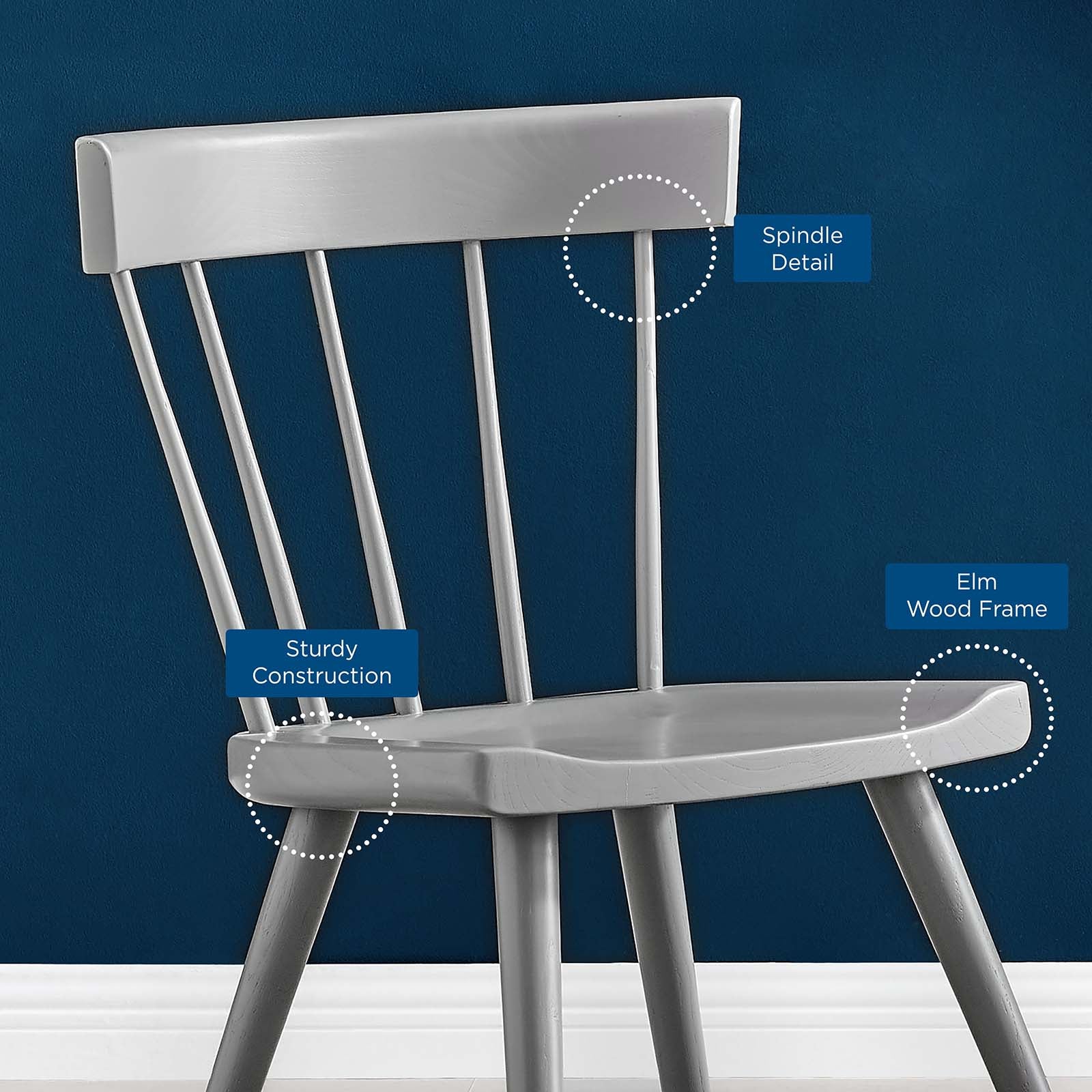 Sutter Wood Dining Side Chair by Modway