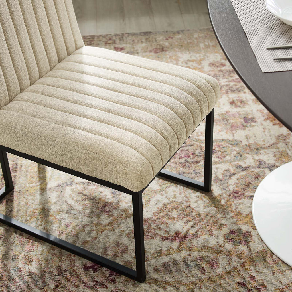 Indulge Channel Tufted Fabric Dining Chair by Modway