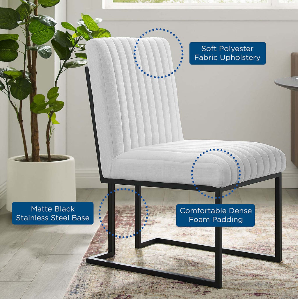 Indulge Channel Tufted Fabric Dining Chair by Modway