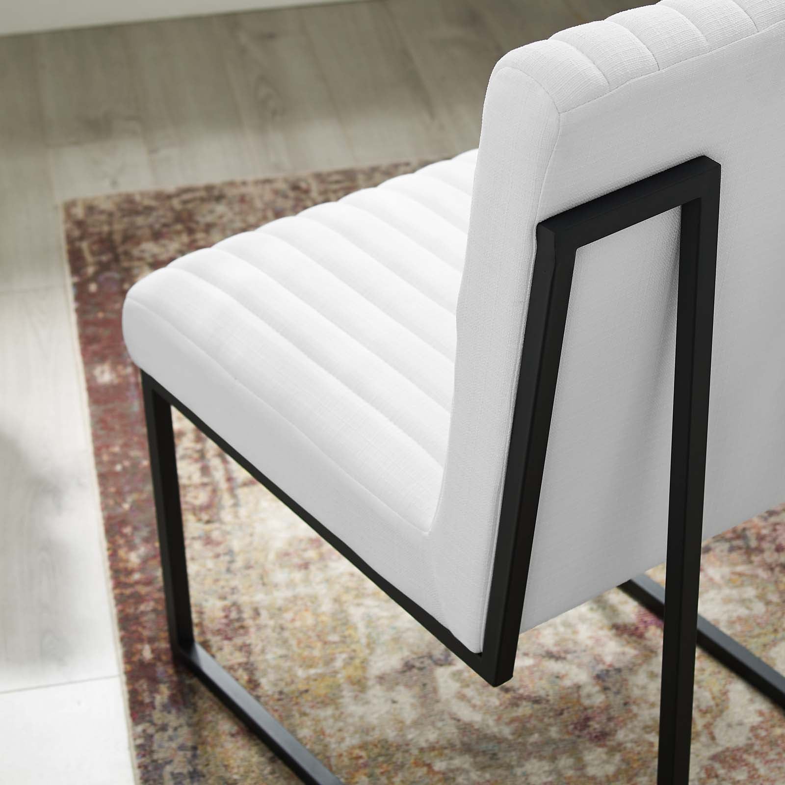 Indulge Channel Tufted Fabric Dining Chair by Modway