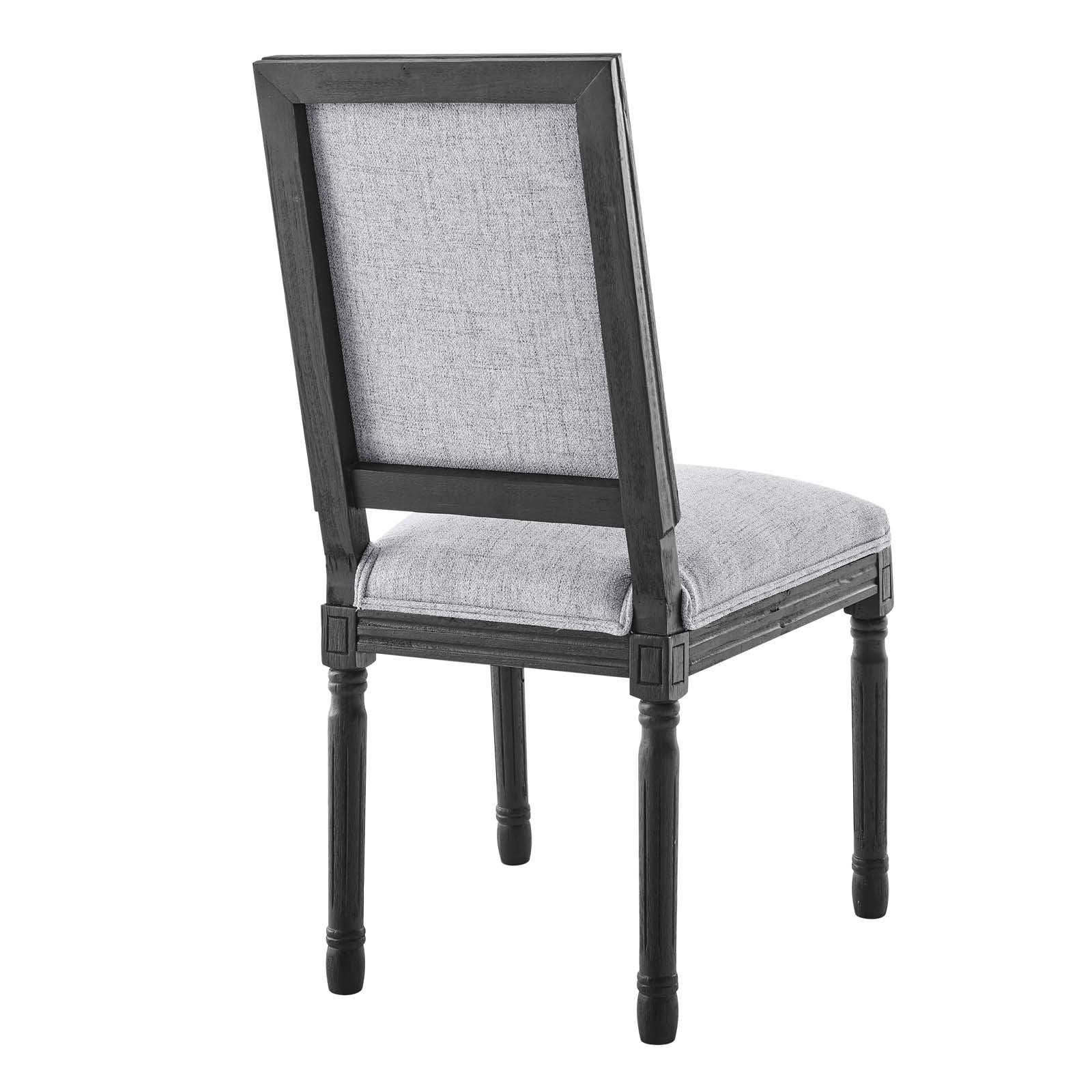 Court French Vintage Upholstered Fabric Dining Side Chair by Modway