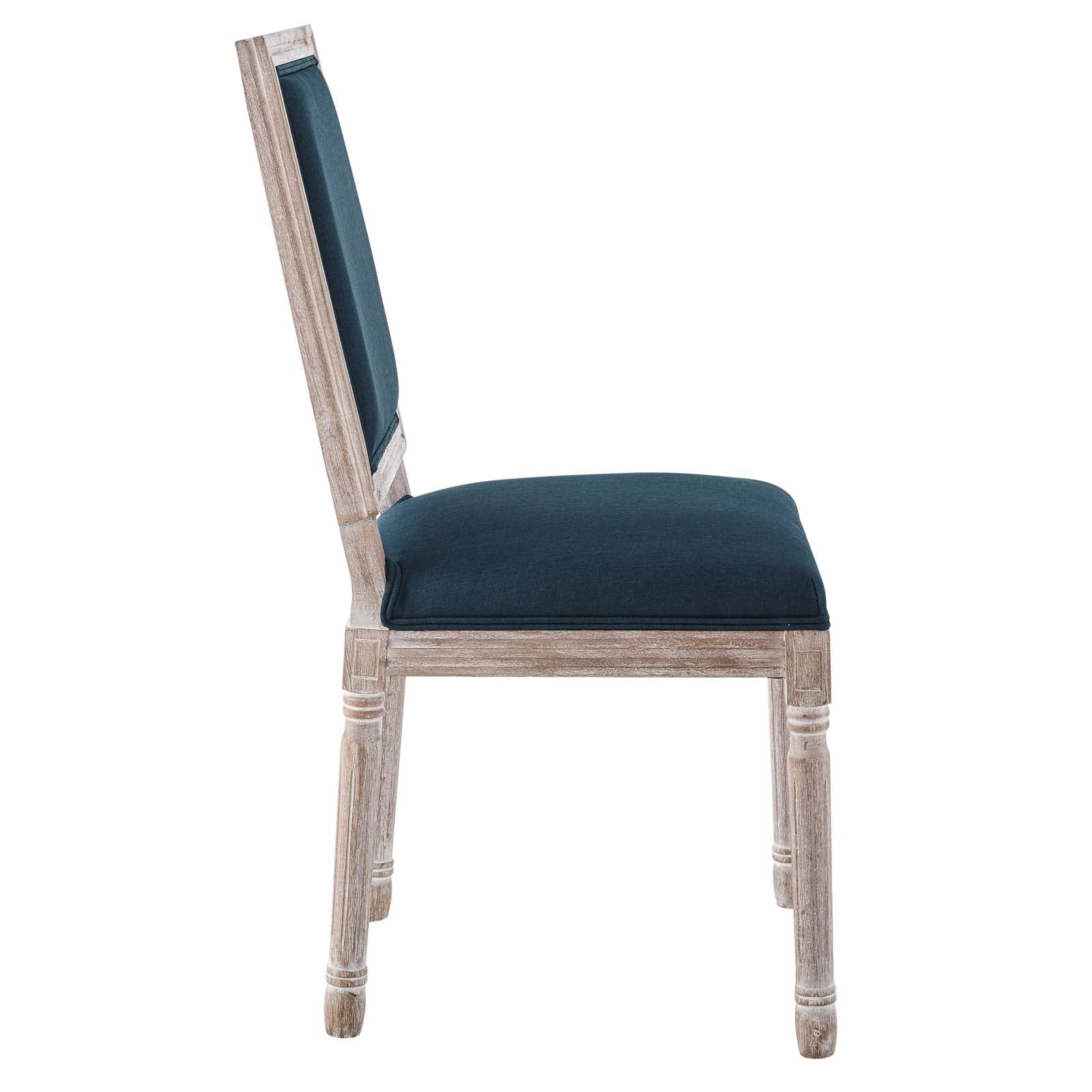 Court French Vintage Upholstered Fabric Dining Side Chair by Modway