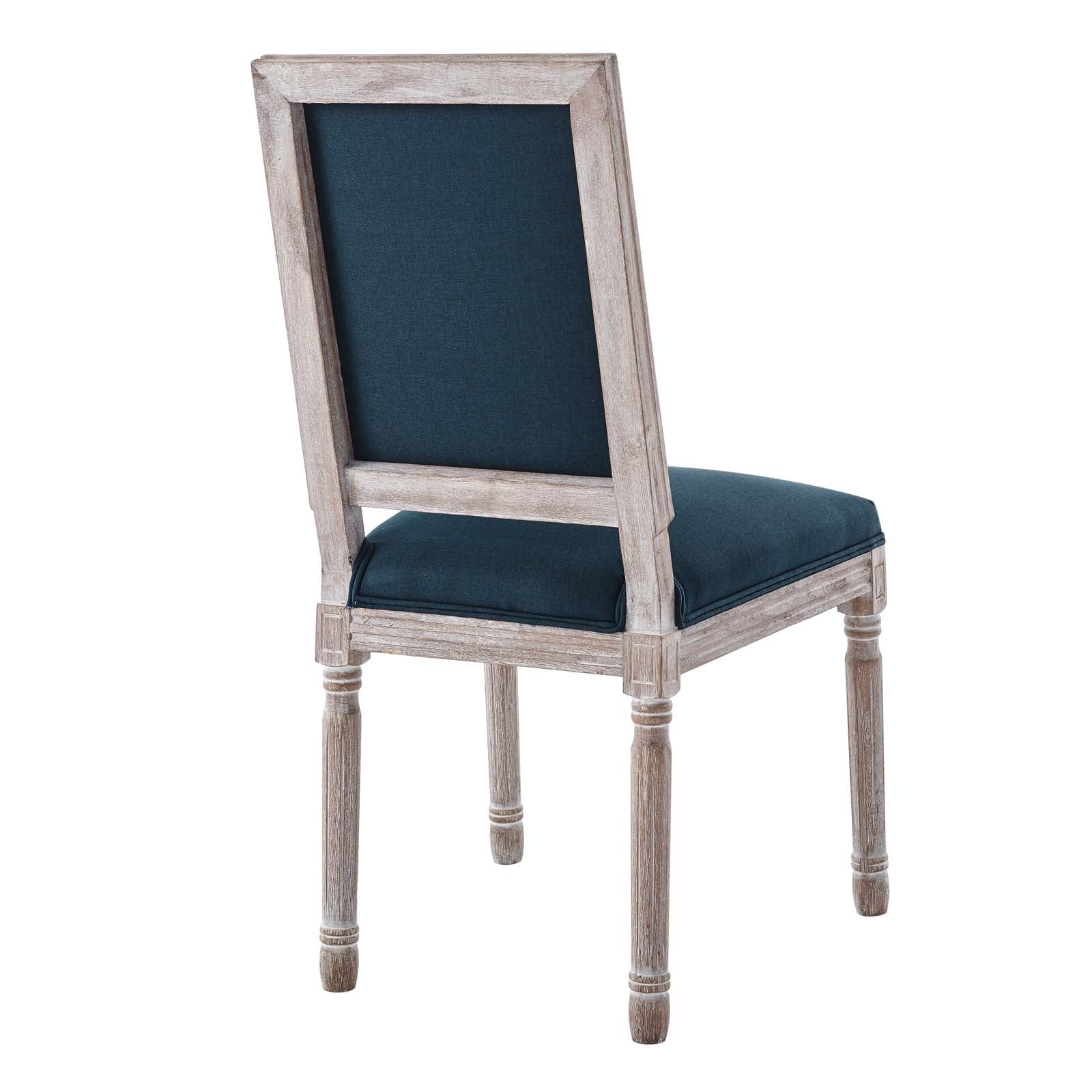 Court French Vintage Upholstered Fabric Dining Side Chair by Modway