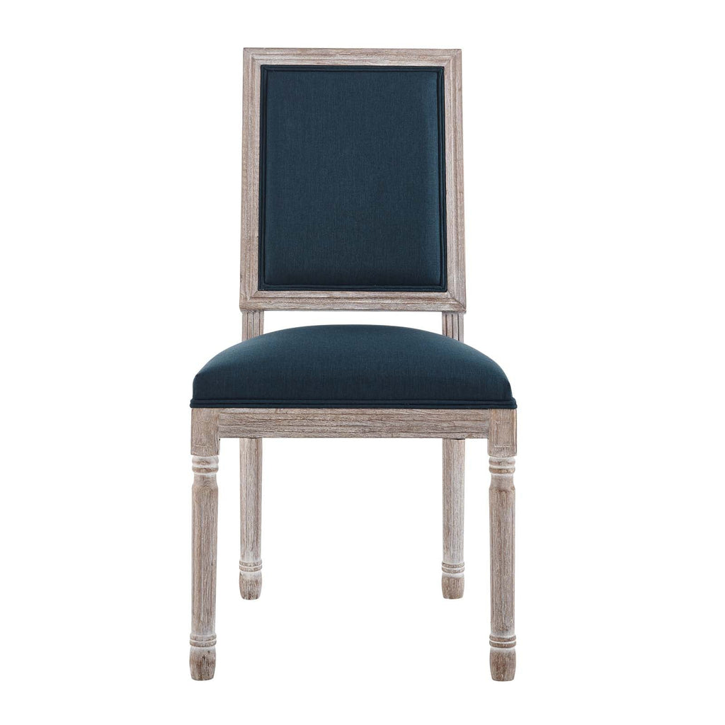 Court French Vintage Upholstered Fabric Dining Side Chair by Modway