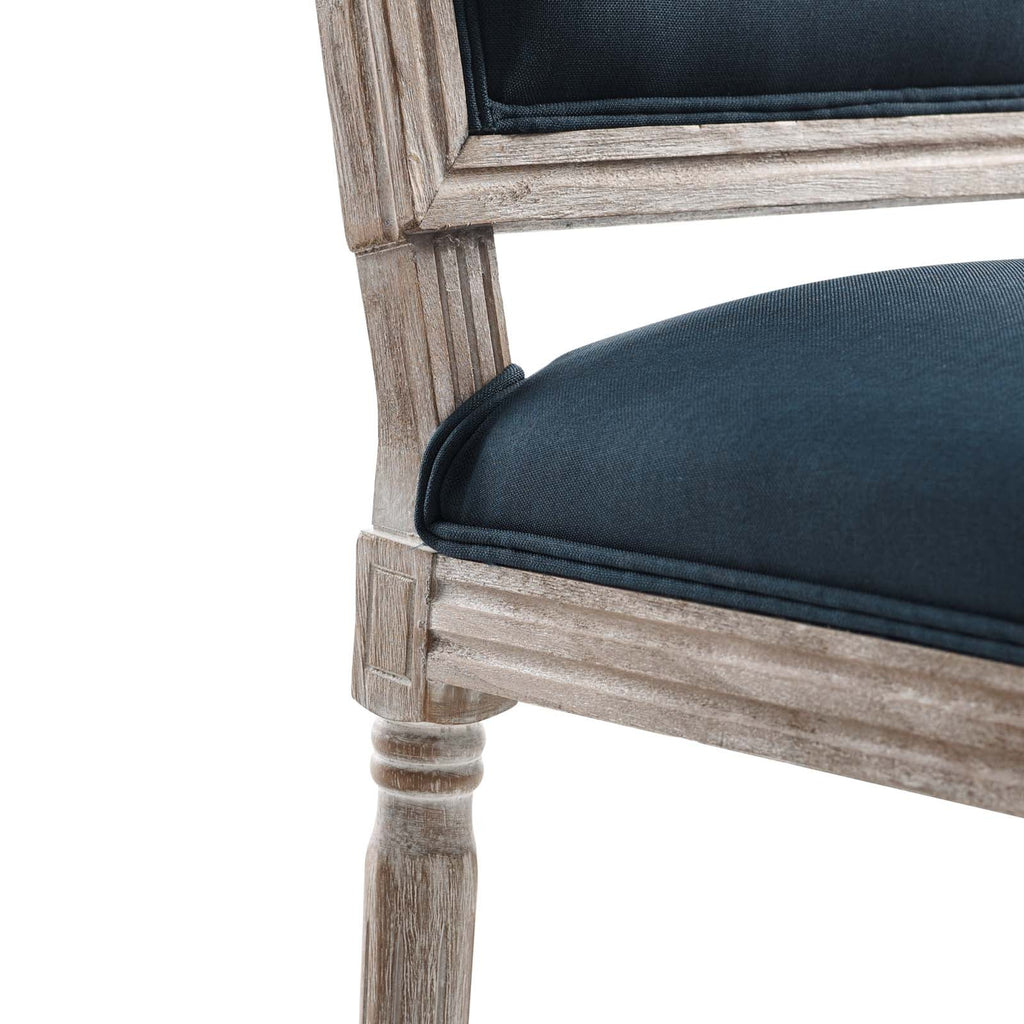 Court French Vintage Upholstered Fabric Dining Side Chair by Modway