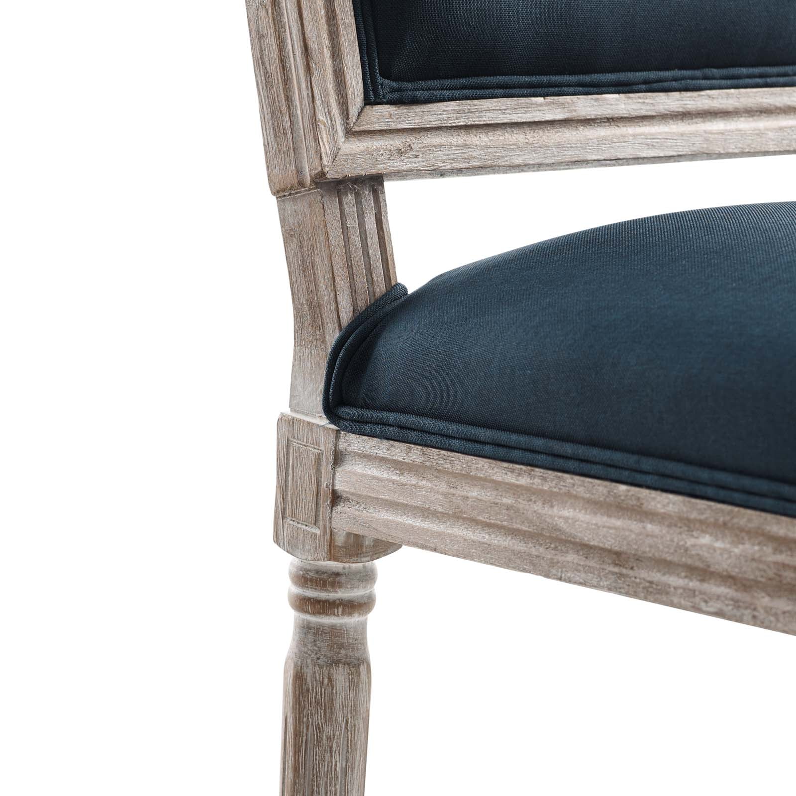 Court French Vintage Upholstered Fabric Dining Side Chair by Modway