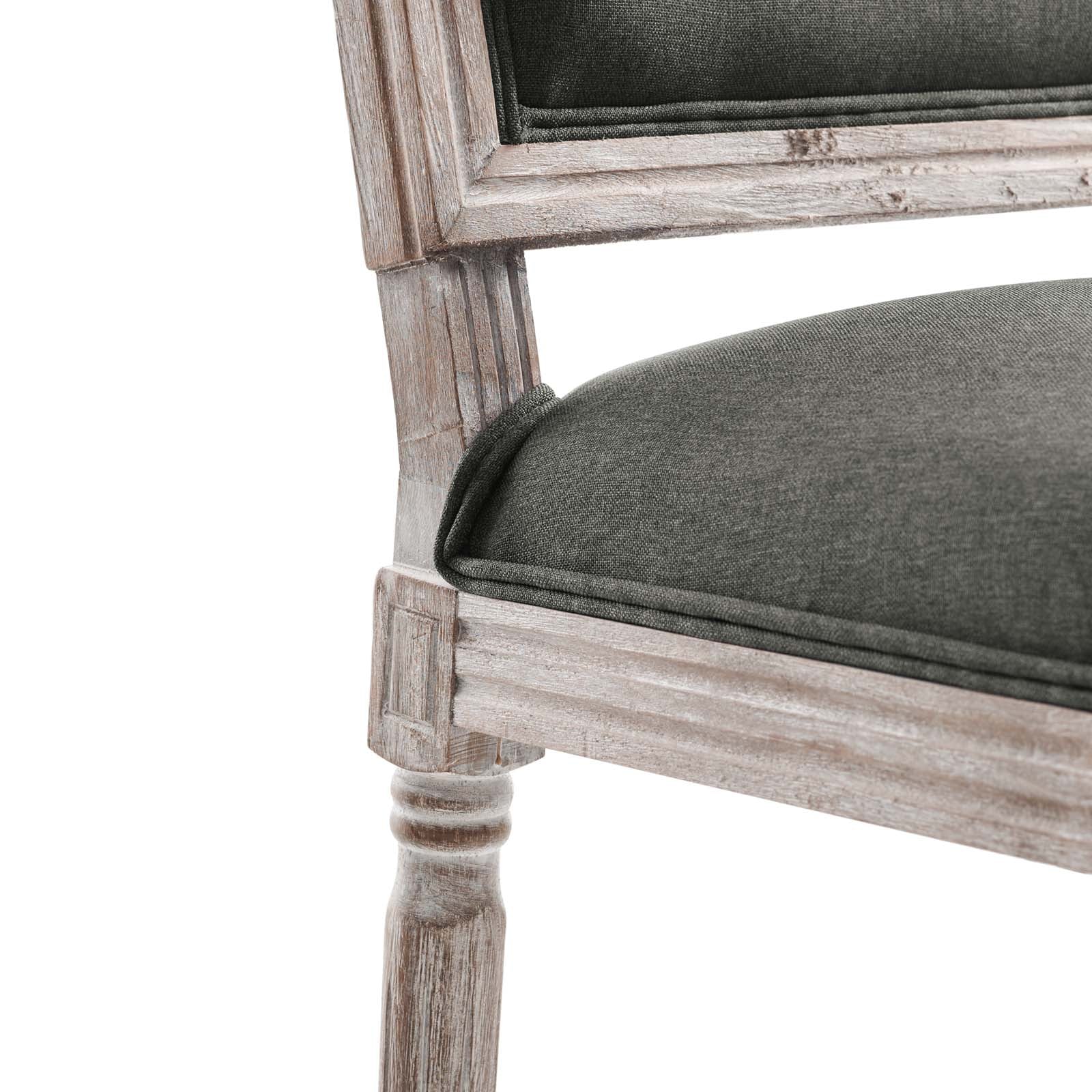 Court French Vintage Upholstered Fabric Dining Side Chair by Modway