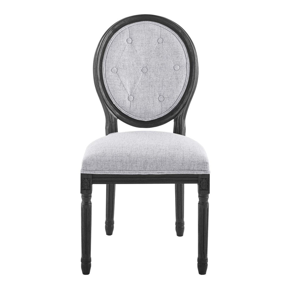 Arise Vintage French Upholstered Fabric Dining Side Chair by Modway