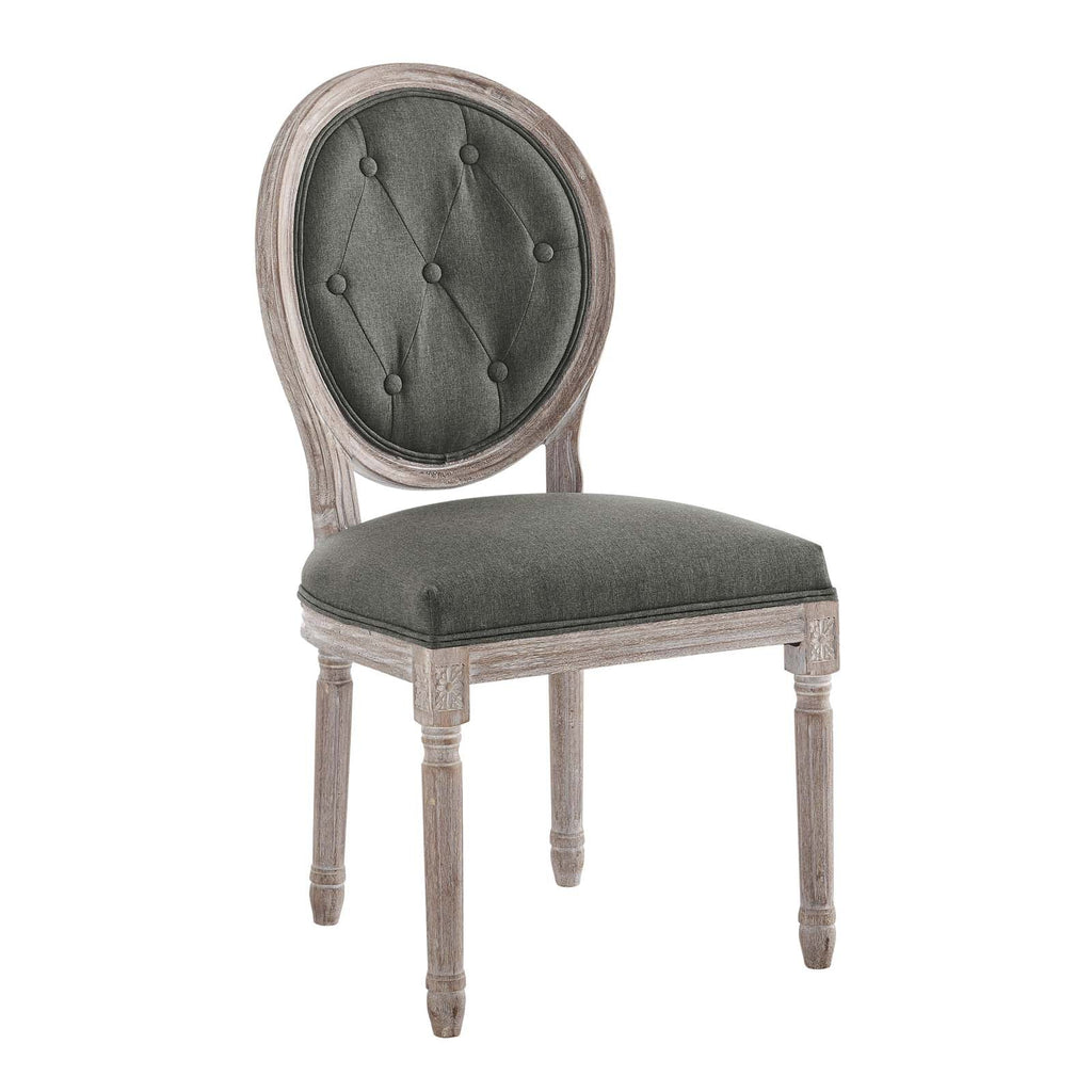 Arise Vintage French Upholstered Fabric Dining Side Chair by Modway