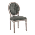 Arise Vintage French Upholstered Fabric Dining Side Chair by Modway