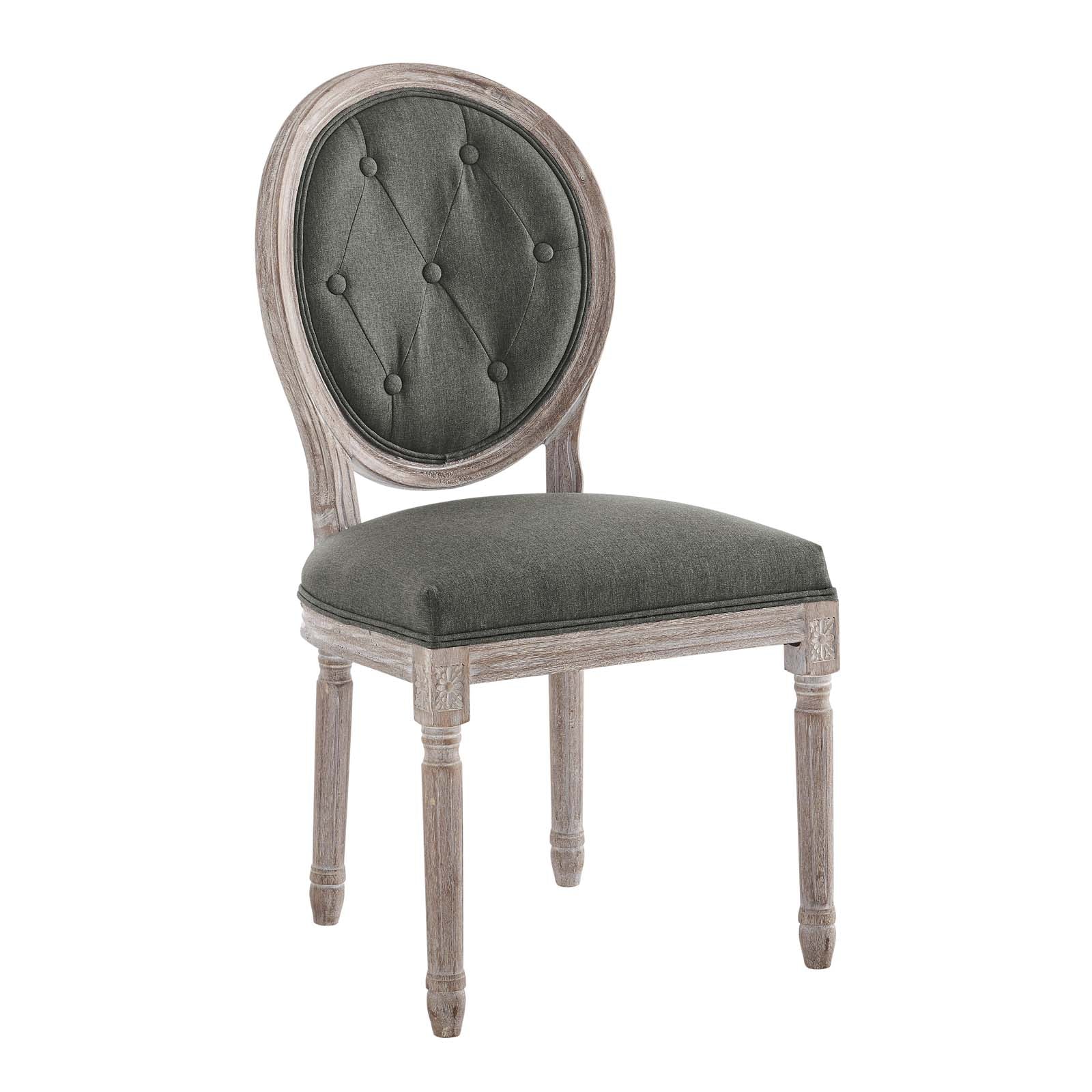 Arise Vintage French Upholstered Fabric Dining Side Chair by Modway