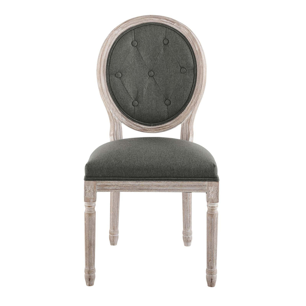 Arise Vintage French Upholstered Fabric Dining Side Chair by Modway