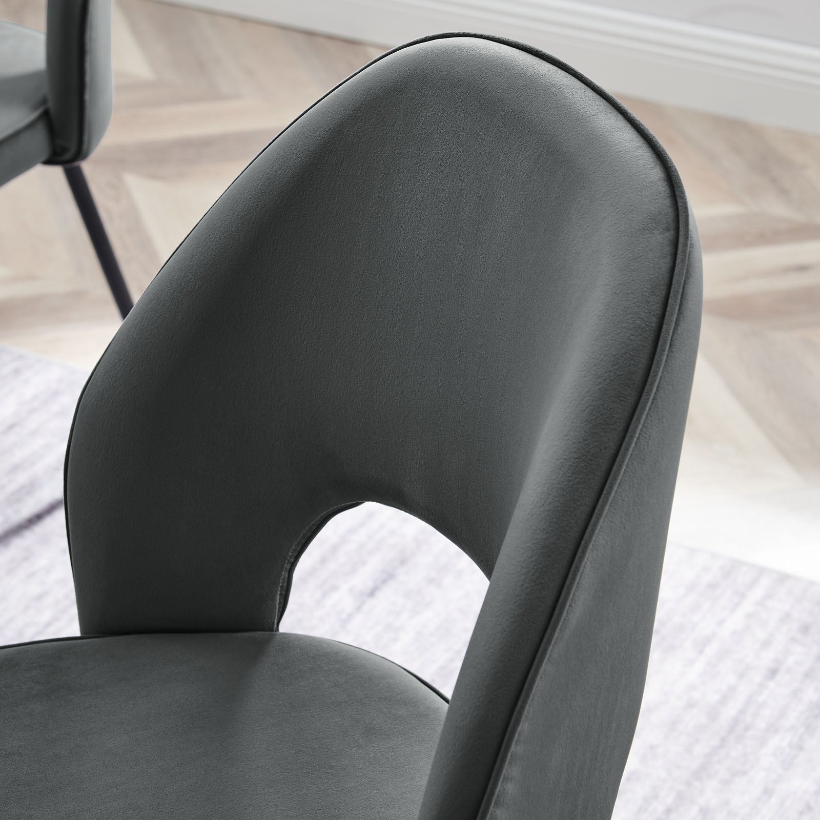 Nico Performance Velvet Dining Chair Set of 2 by Modway