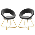 Nouvelle Performance Velvet Dining Chair Set of 2 by Modway