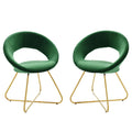 Nouvelle Performance Velvet Dining Chair Set of 2 by Modway