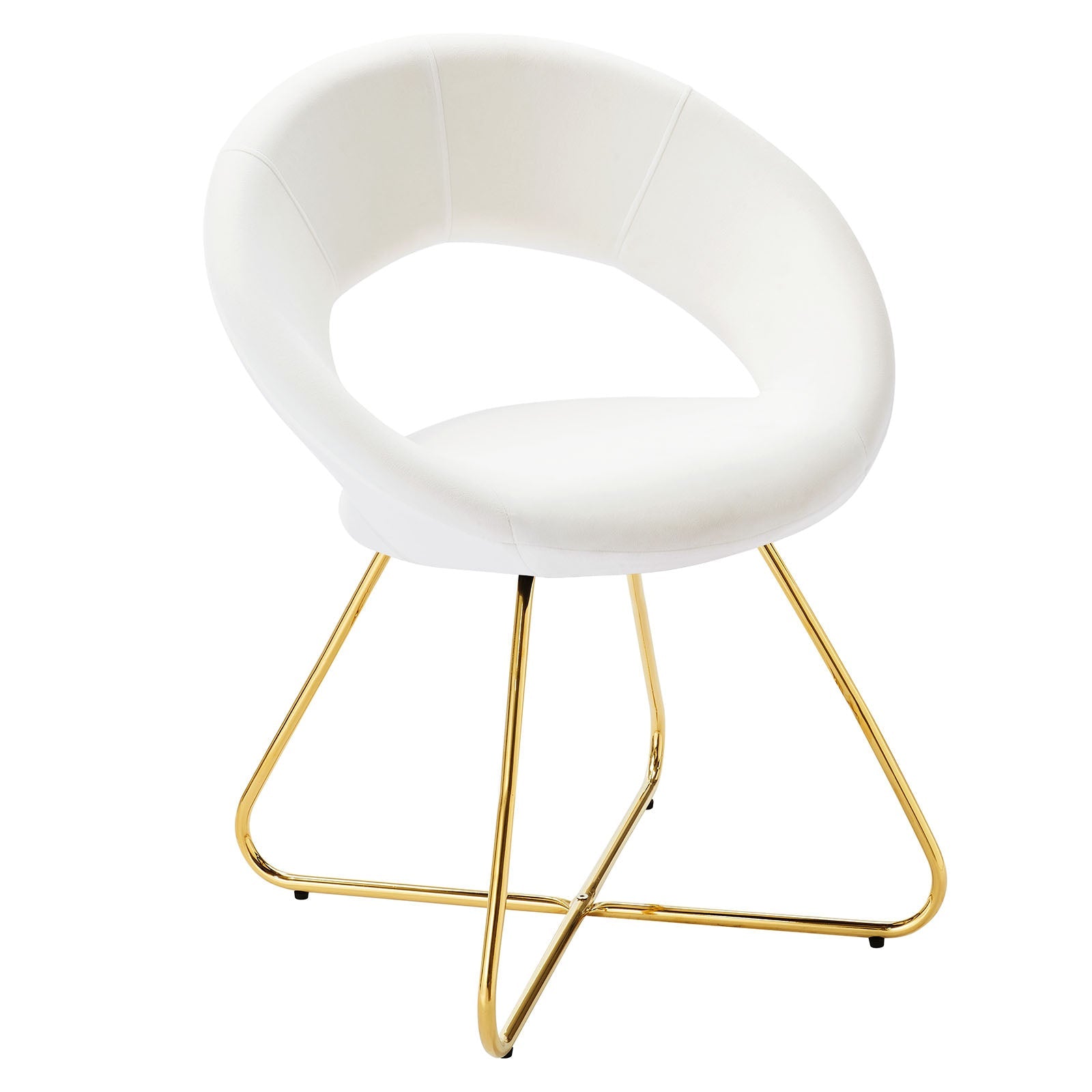 Nouvelle Performance Velvet Dining Chair Set of 2 by Modway
