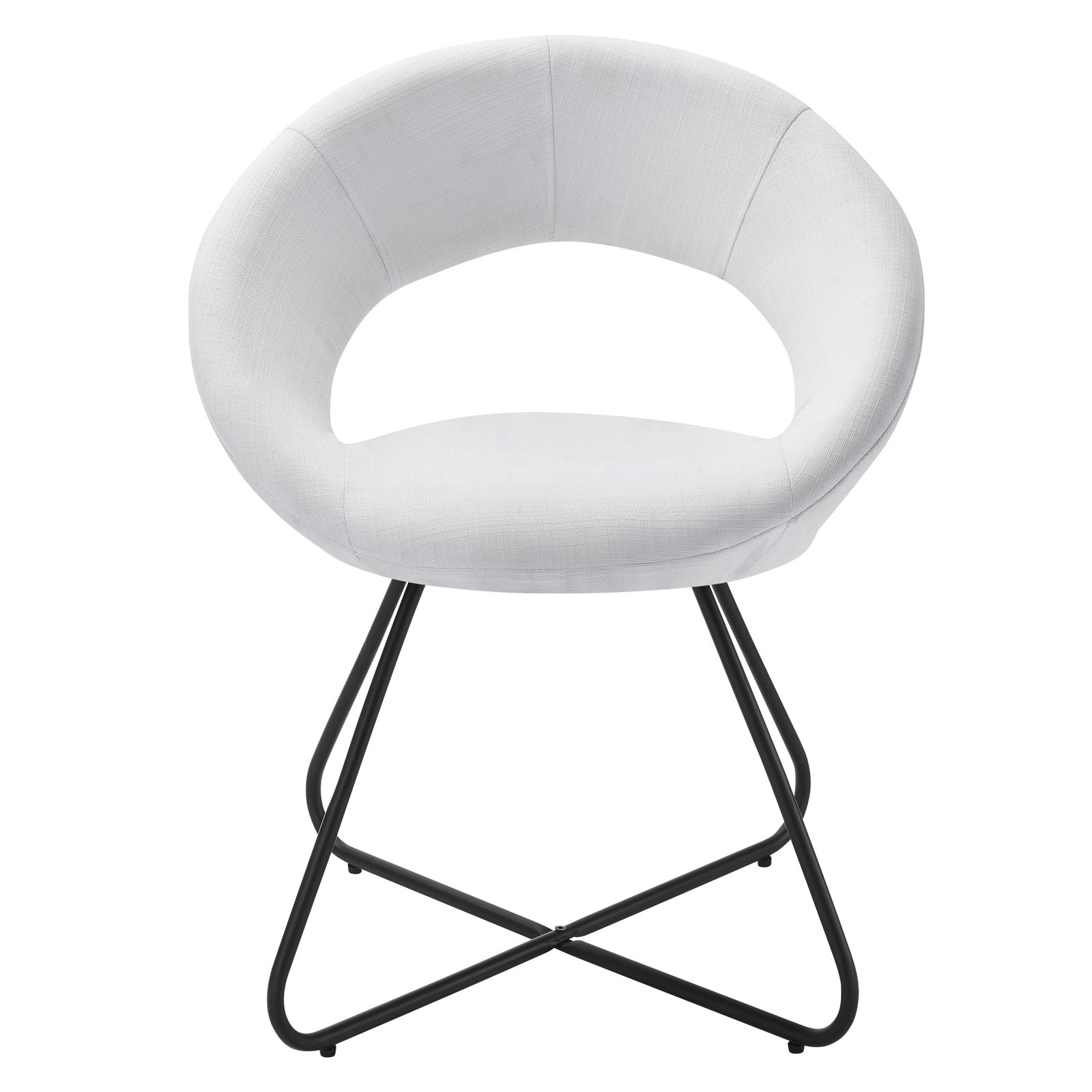 Nouvelle Upholstered Fabric Dining Chair Set of 2 by Modway