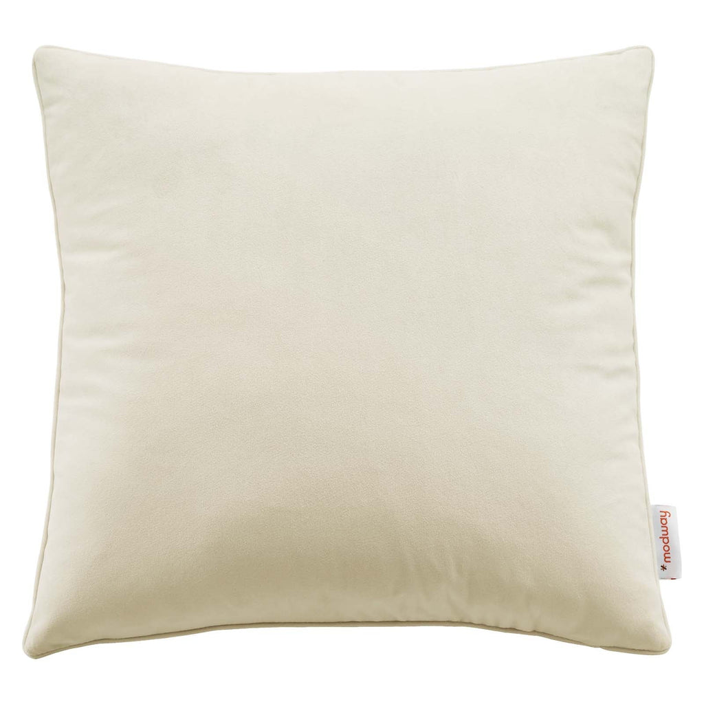 Enhance 18" Performance Velvet Throw Pillow by Modway