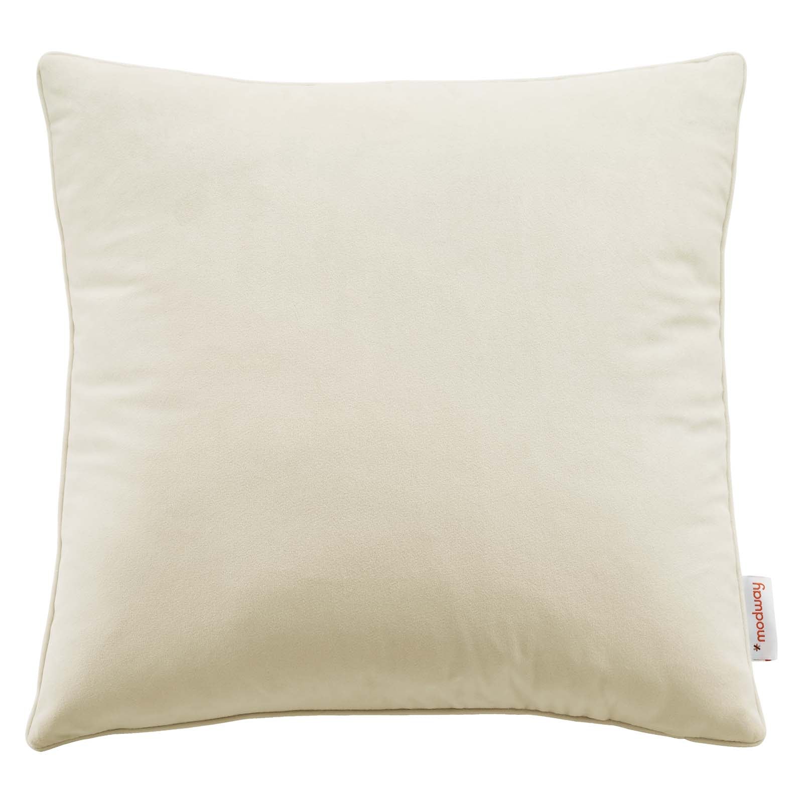 Enhance 18" Performance Velvet Throw Pillow by Modway